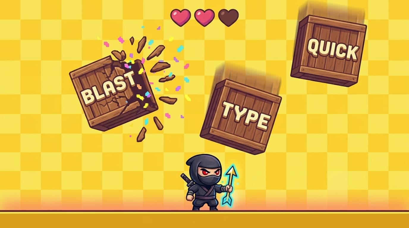 Falling Words game banner