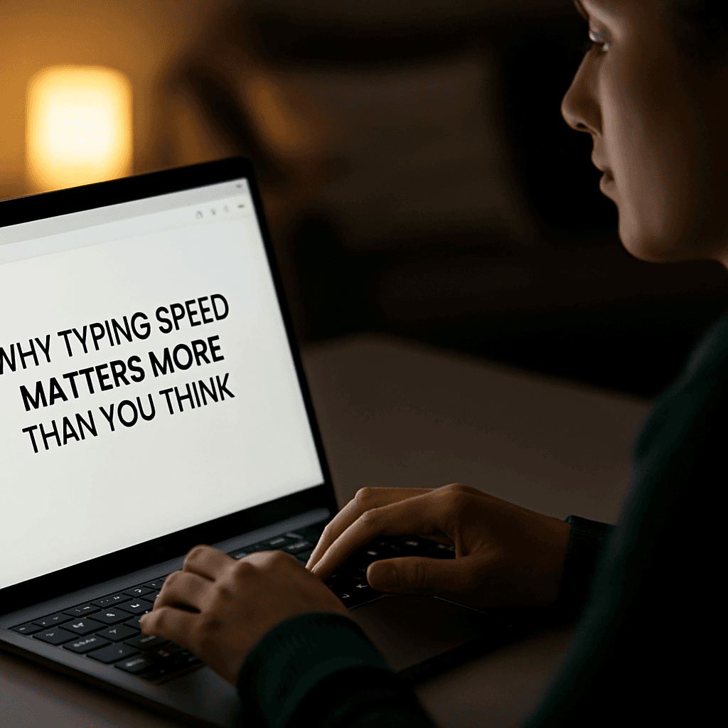 Why Typing Speed Matters More Than You Think