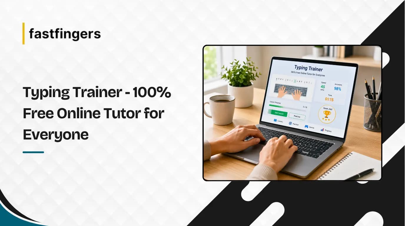 Typing Trainer: Free Online Tutor to Improve Typing Speed